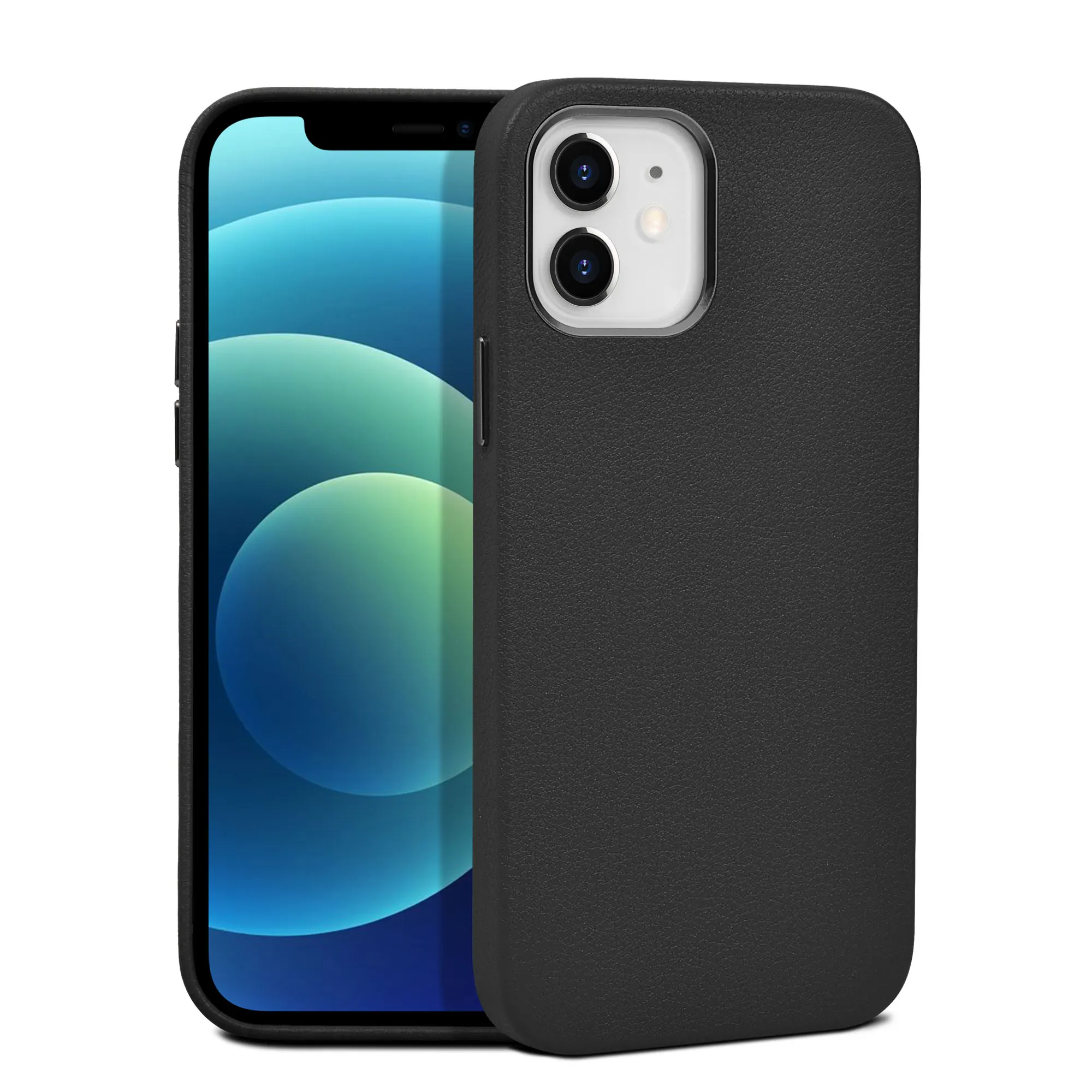 WiWU Slim Phone Shell Protective Case Leather Case Compatible with Phone 13 Phone 12
