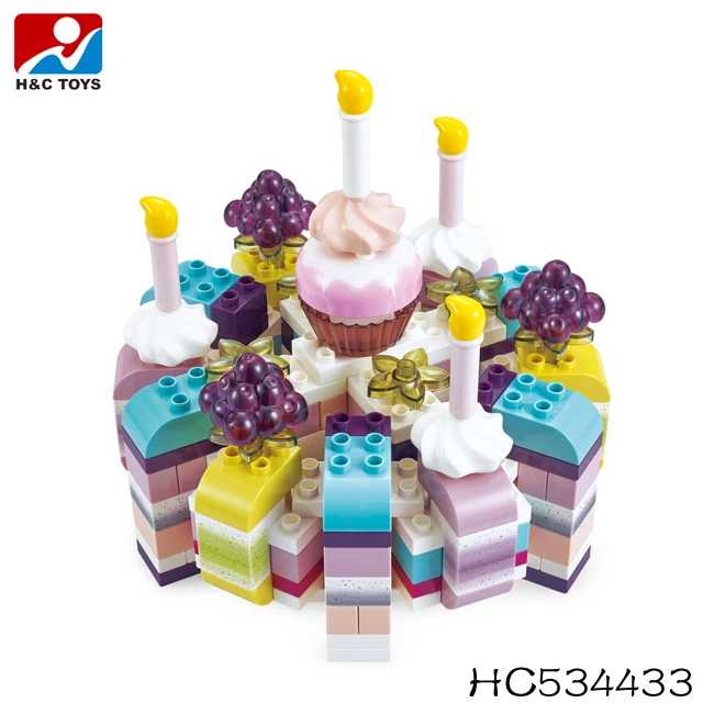 DIY square Block Toys Puzzle Game 88pcs Kids Toy of Intellectual Building Stacking Blocks