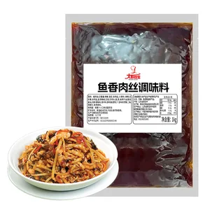 Best-Selling Chinese Fish Fragrant Shredded Pork Spicy Delicious Yu Xiang Rou Si for Restaurants Packaged in Bags