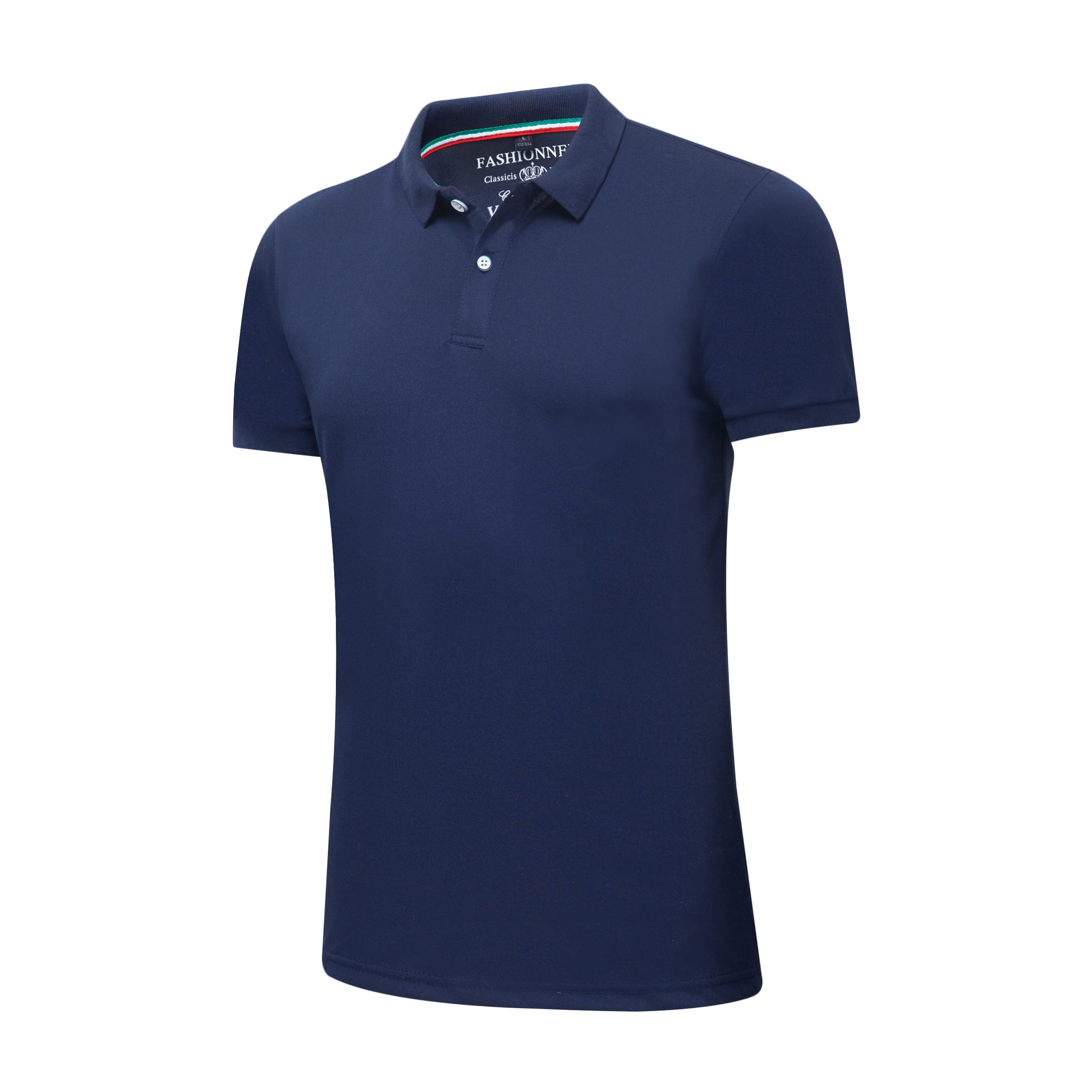 Strong but Breathable Staff Uniform Plain White Polo Golf Shirt