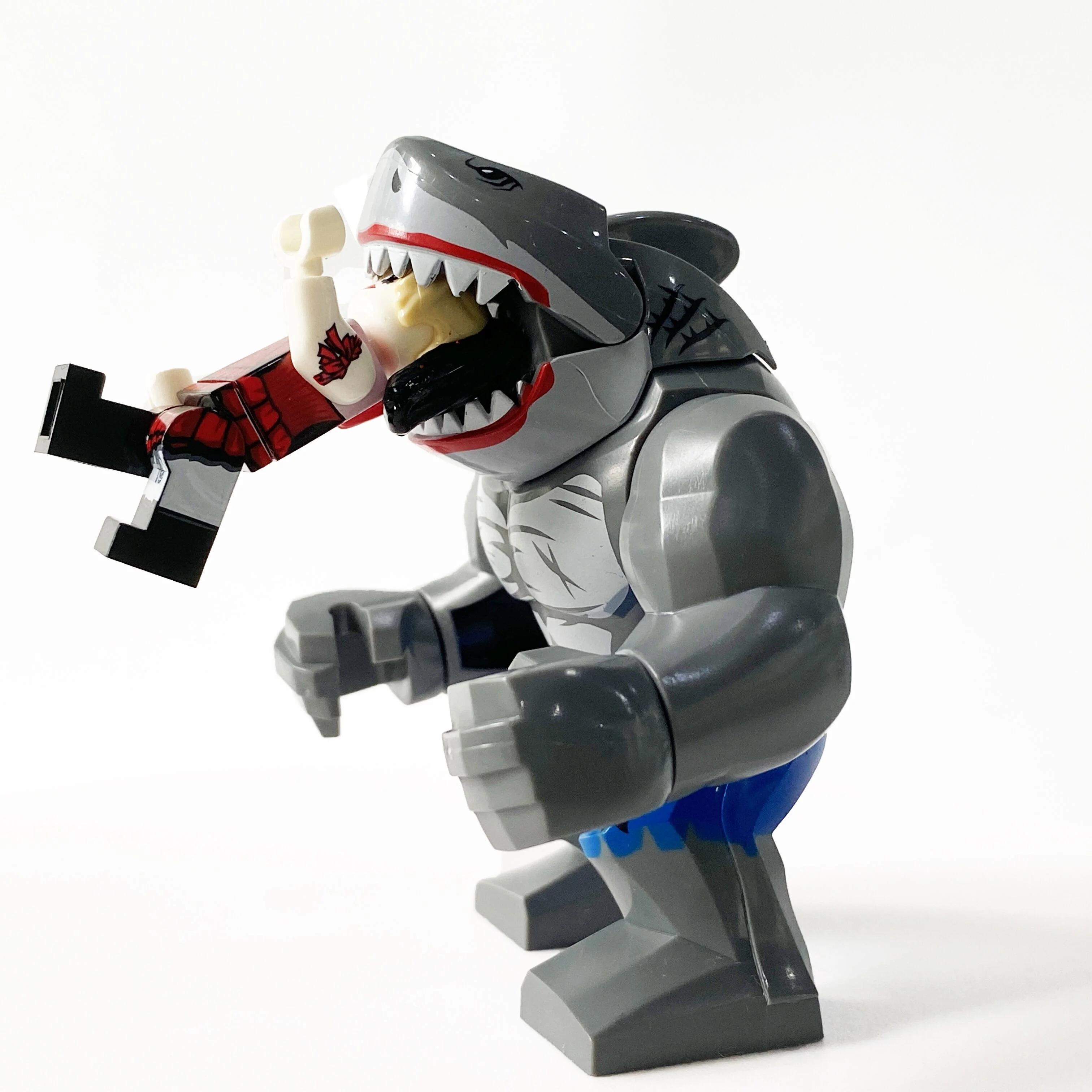 KF1557 KF1558 KF6152 Big King Shark 7CM Movie Series Building