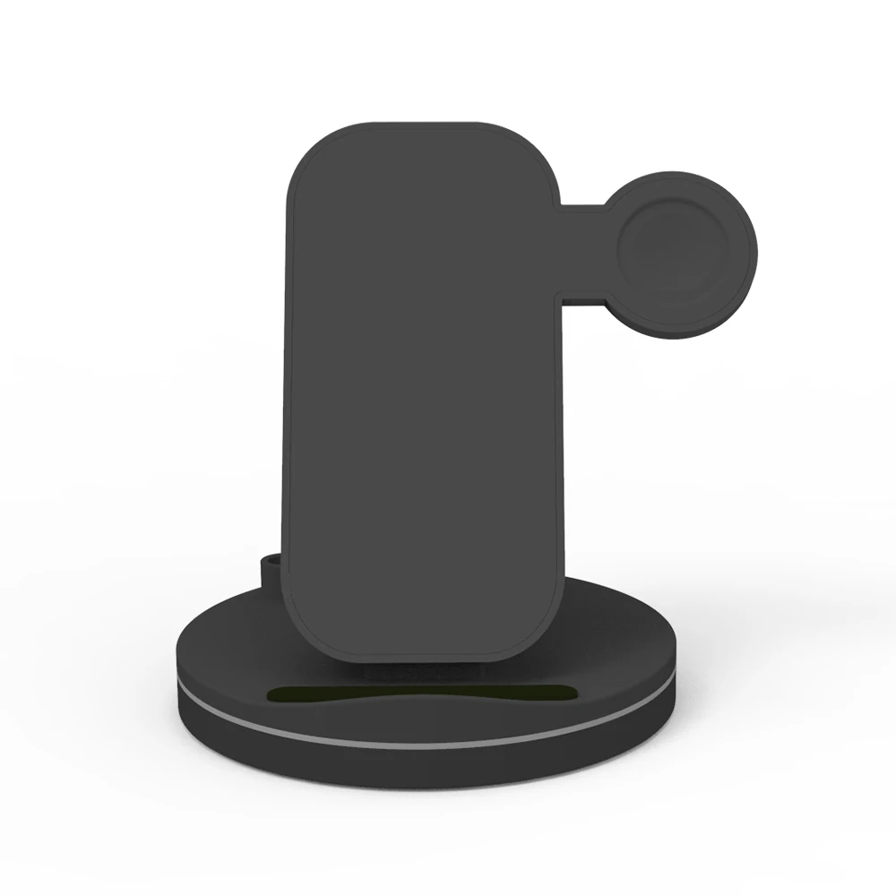 Беспроводное зарядное устройство 3 в 1 qi 15 Вт/10 Вт/7,5 Вт/5 Вт для мобильных телефонов