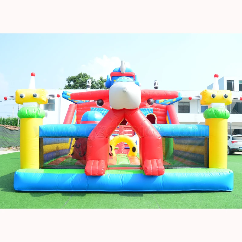 Moonwalk Inflatable Cartoon Wholesale Commercial Grade Outdoor Moonwalk Kids Bouncy Combo Cartoon ...
