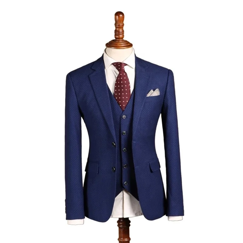 Made to Measure Custom Half Canvas Suits Handmade Men Suit