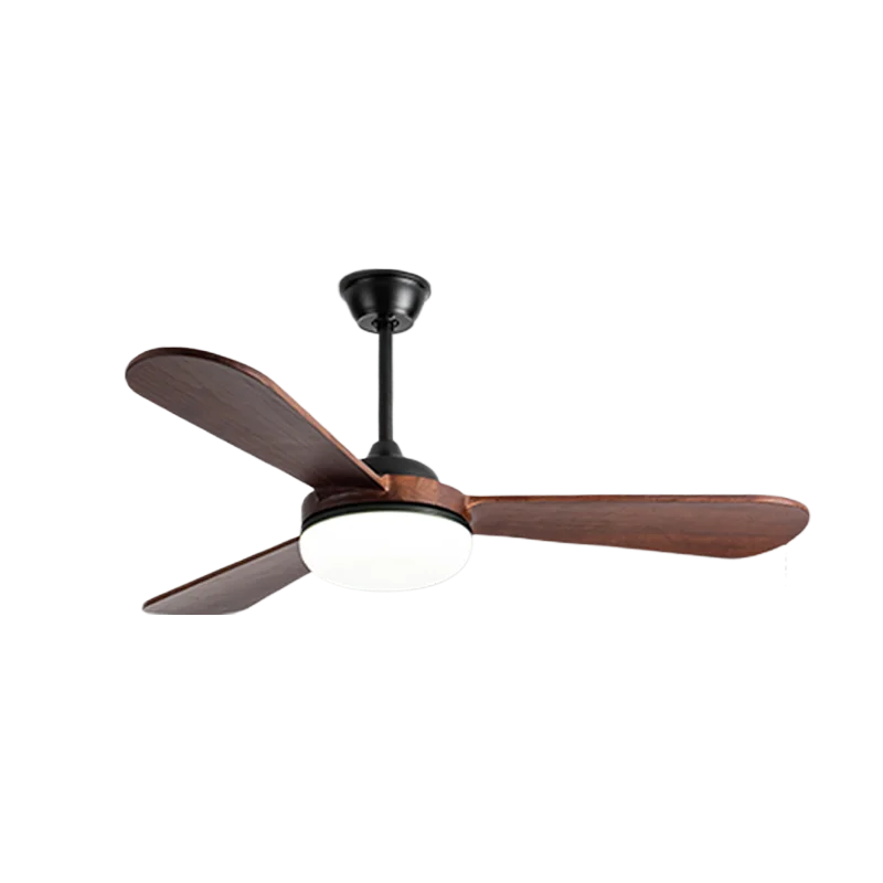 Direct Factory Kahoy na Ventilador sa Kisame na may Ilaw at Remote Dimmable 3CCT Reversible BLDC Motor Wood Blade para sa Silid-dormitoryo at Living Room