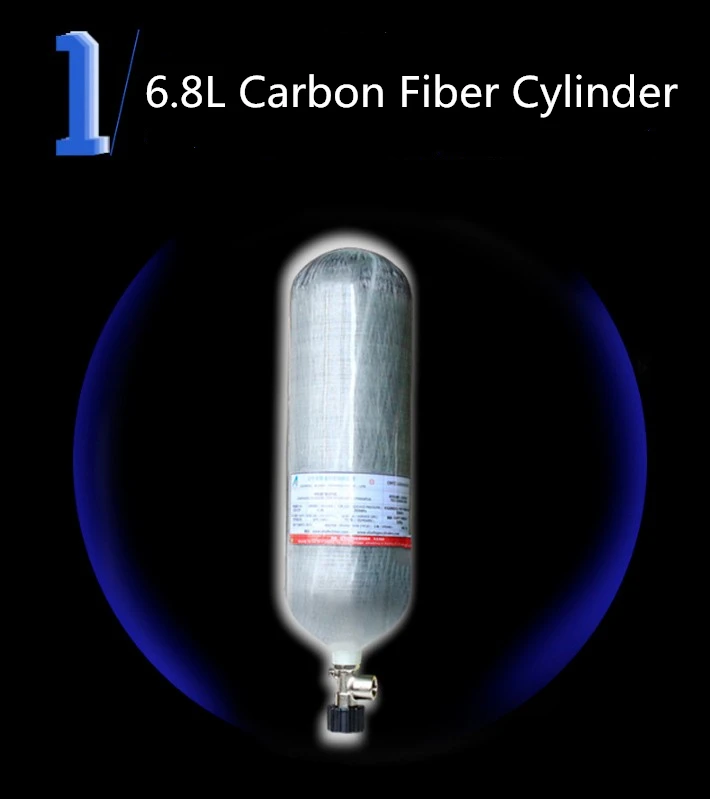 High Quality Carbon Fiber SCBA CE Certification Fire Fighting Air Supply Breathing Apparatus 6.8L SCBA for Sale