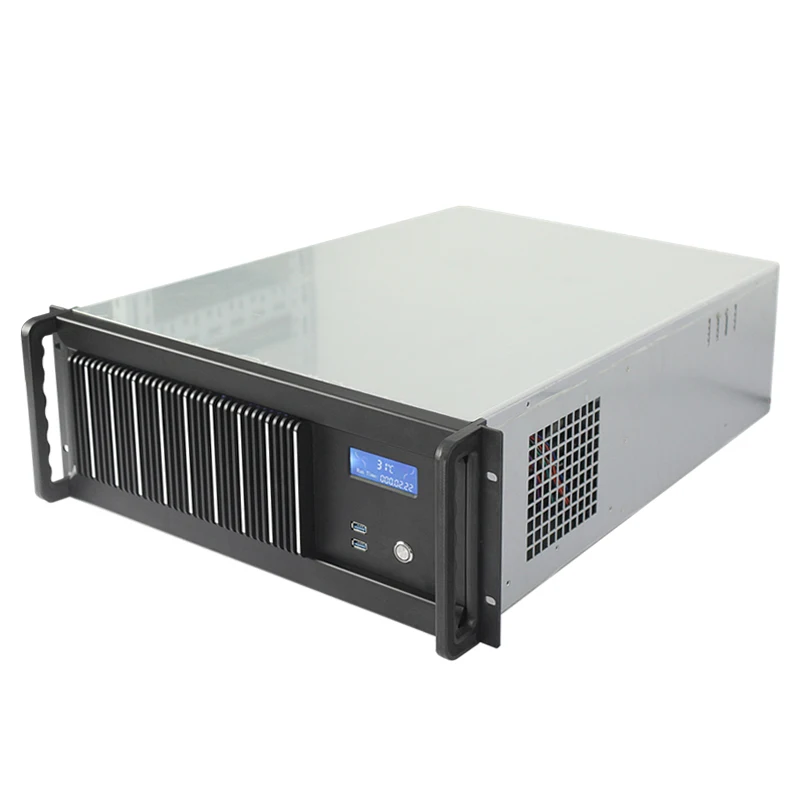 Заказной 4u Серверный корпус со светодиодным промышленным ПК atx компьютерный для серверной стойки