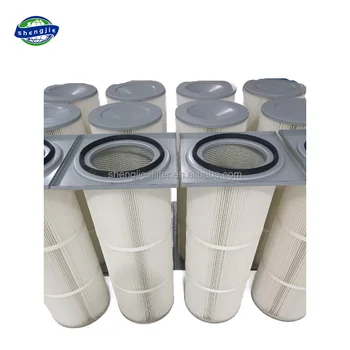 Industrial Air Filter Replacement Elements Square Flange Filter Cartridge High Efficiency Filter for Various Industries