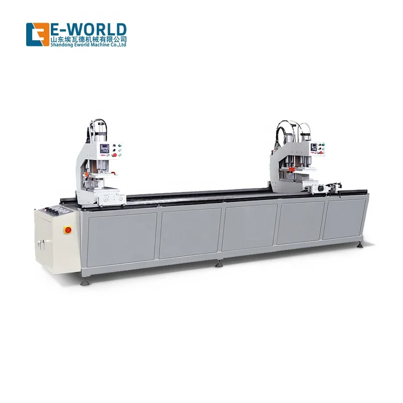 High Frequency UPVC PVC Profiles Window and Door Double Head Double Sided Seamless Welding Machine