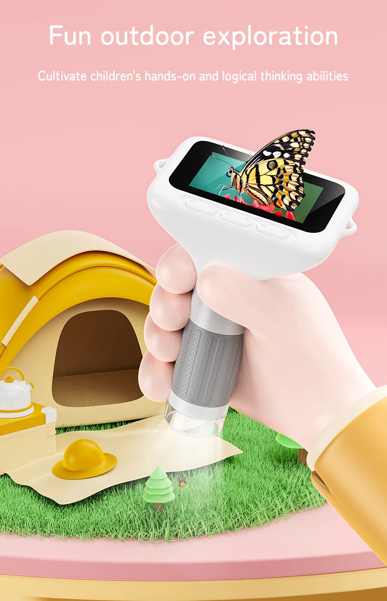 Customizable Handheld 1000X Digital Microscope with 3" Screen - Image 3