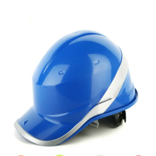 OEM White Pink Customized Engineering Construction Safety Helmet Hdpe Yellow Green With Sweat Bands