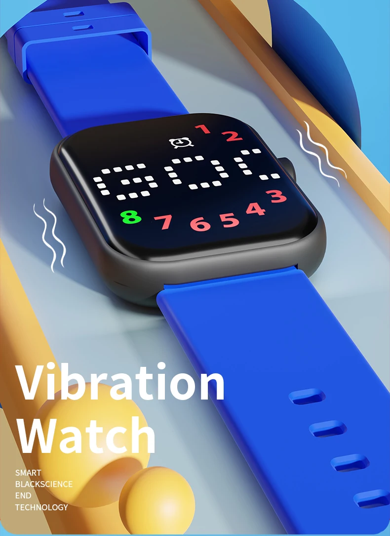Muti Functional Wristband Sleep Monitor Reminding Alarm Vibrating Wrist Band