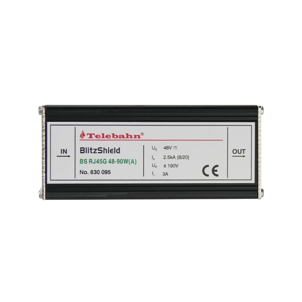 Ethernet Surge Protection POE CAT6 48V 90W E10/E100/E1000 Surge Protector SPD with RJ45