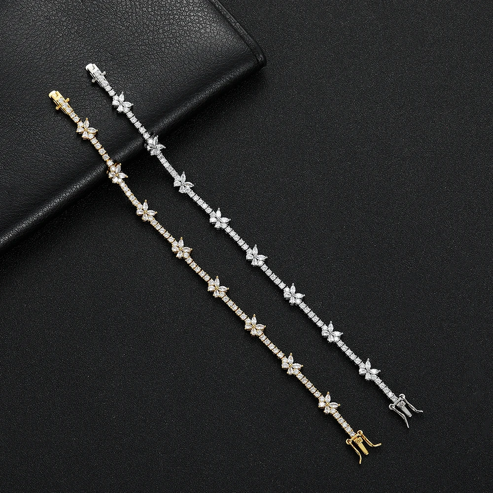 BB159  Fashion Women Butterfly Tennis Bracelets Accessory for Party aperçu 4