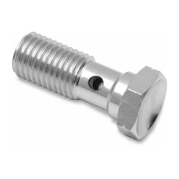 Customized CNC Machining Stainless Steel 304 Hollow automotive butt banjo bolt and nuts supplier