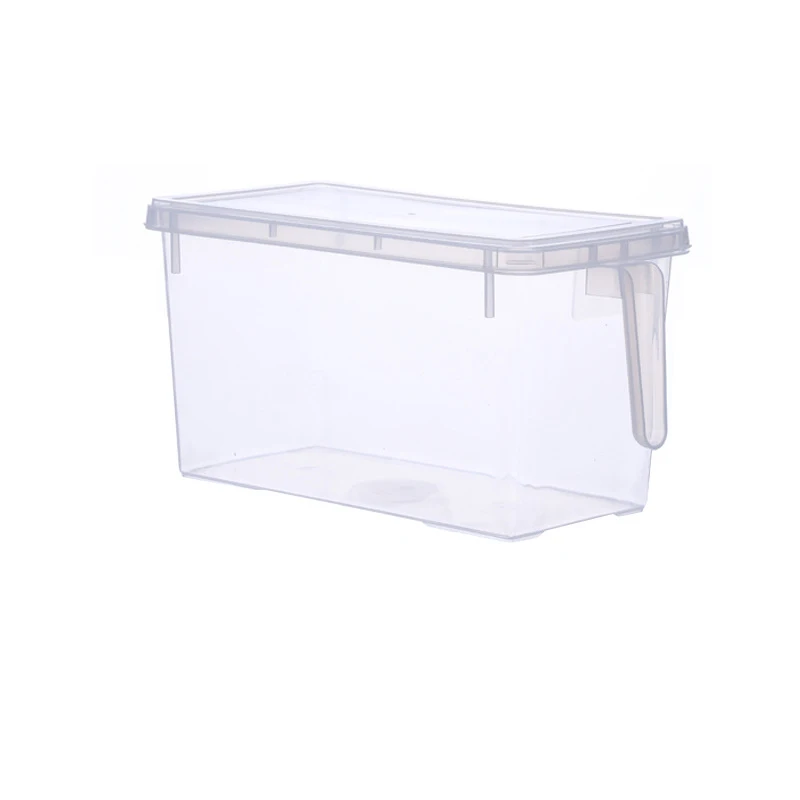 Square Handle Food Storage Organizer Boxes Sealed Home Organizer Food Container Refrigerator Storage Boxes manufacture