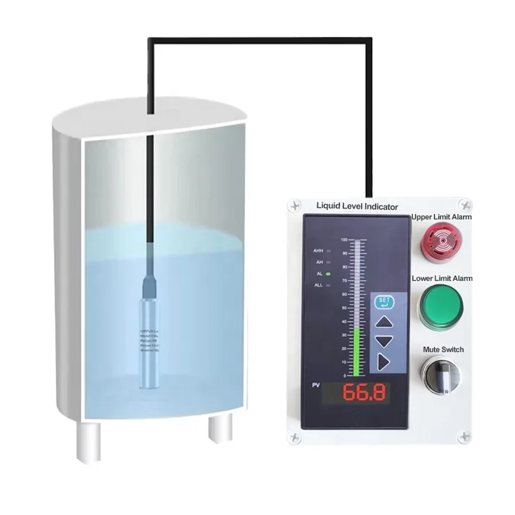 Septic tank Level Measurement Monitor Sensor Digital Level Indicator for Water tank