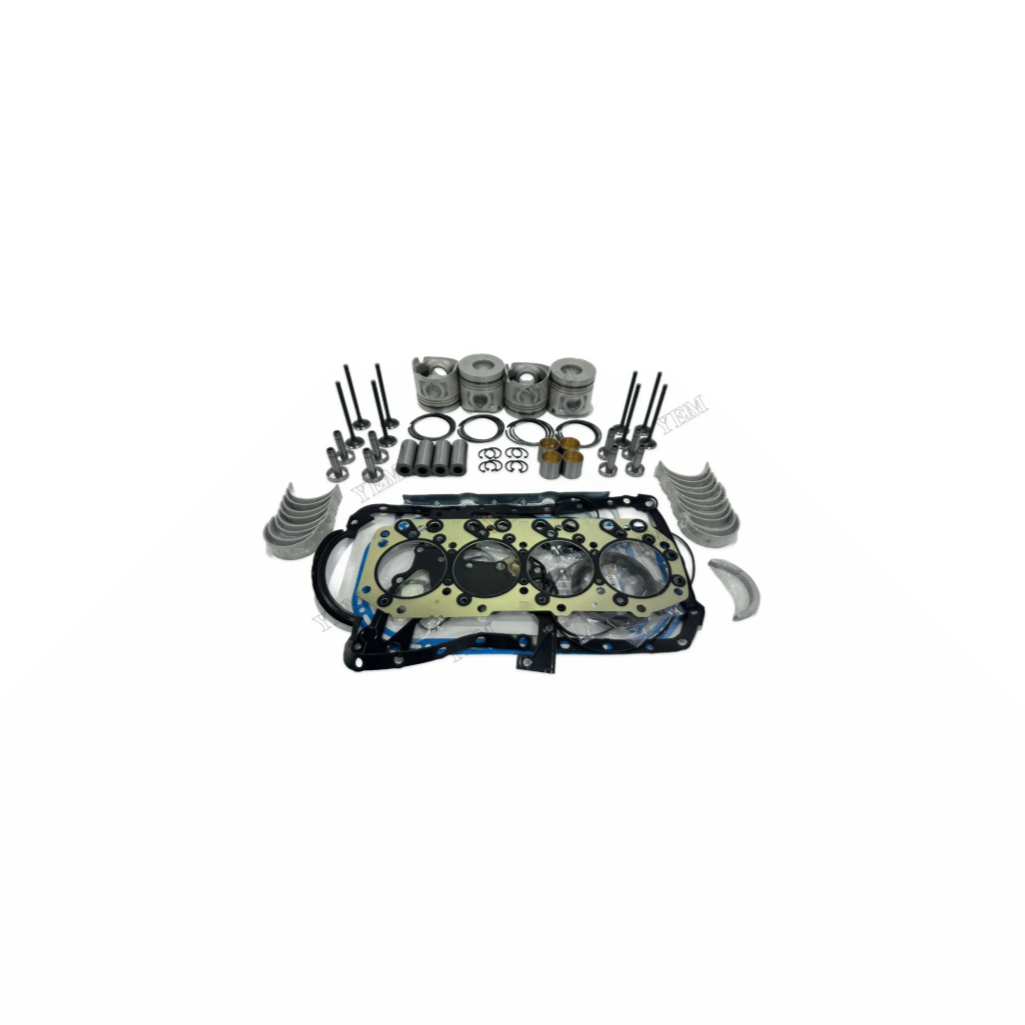 4JB1 Overhaul Repair Kit With Cylinder Gaskets Piston Rings Bearing Valves Fits for Isuzu Universal Engine Parts