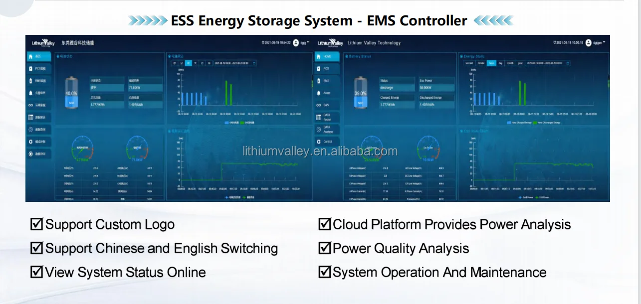 ESS 100kwh 1mwh Solar Energy Systems - Reliable Grid Solutions