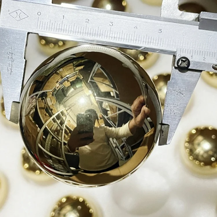 30mm 35mm 40mm 50mm 60mm 80mm Decorative round Hollow Brass Ball Sphere AISI Standard