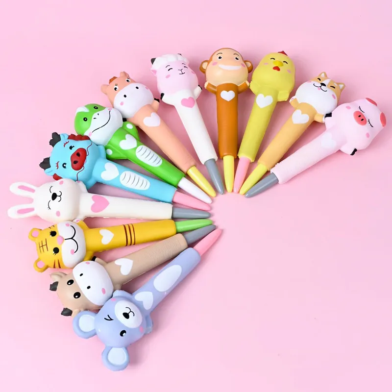 Squishy Pens 12pck, Fun Pens for Kids, Hours of Creative Fun