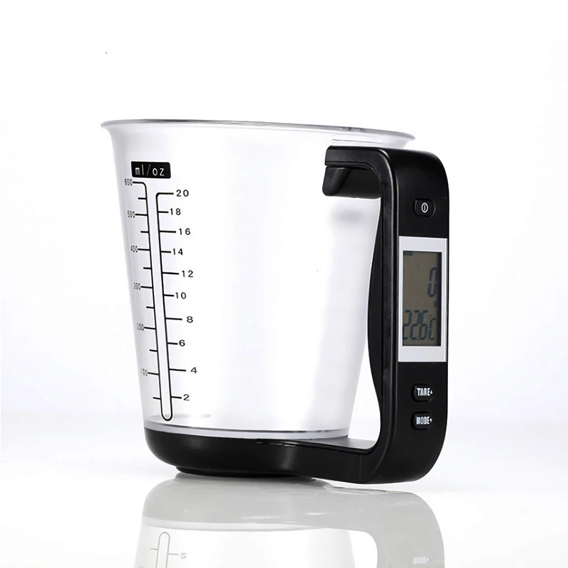 LCD Display Grams and Ounces Unit Liquid Measurement Scale Cup Digital Measuring Cup With Scale