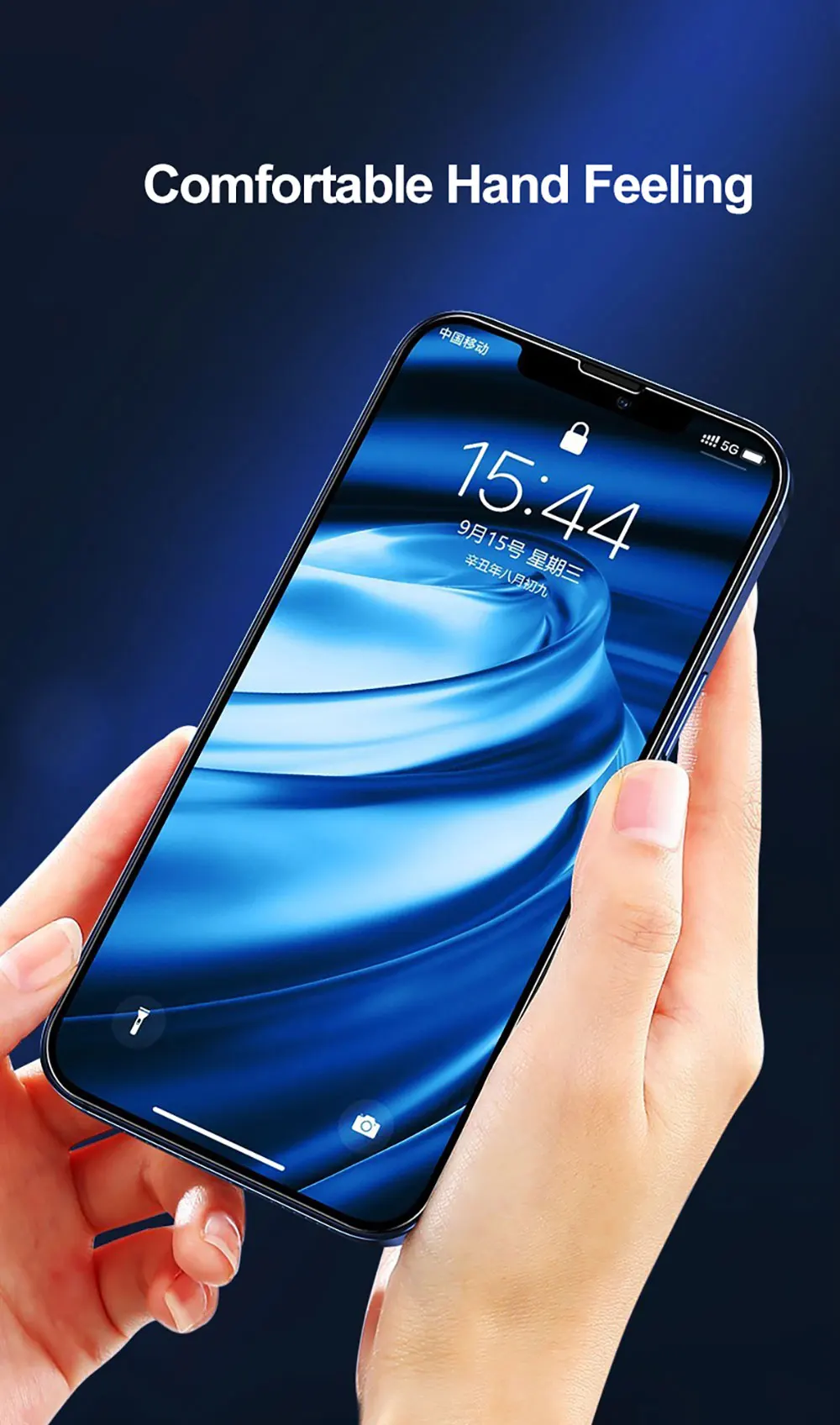 product laudtec premium screen protector for iphone 17 double shatterproof tempered glass easy installation frame 9h hardness-7