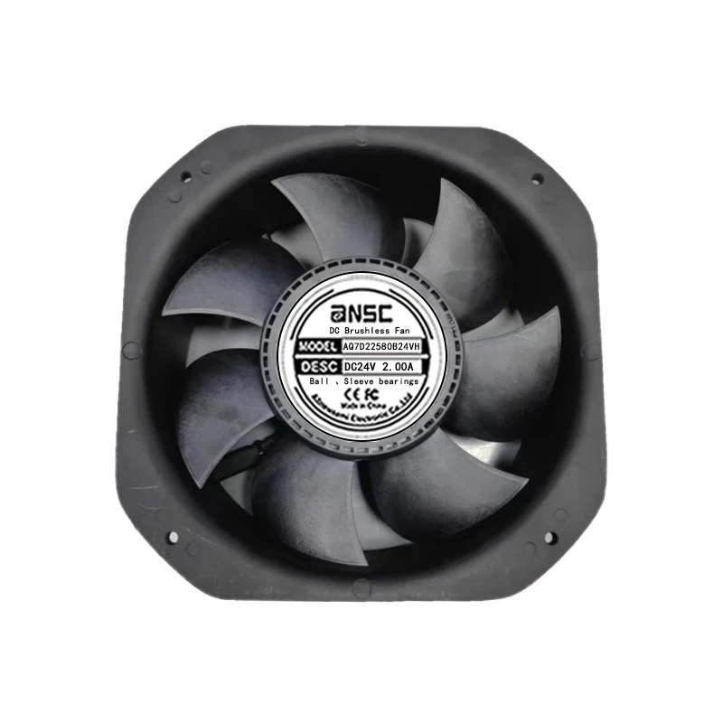 ファンタ 冷却防水ファンAQ7D22580B24VH 225*225 * 80mm DC24/48V充電