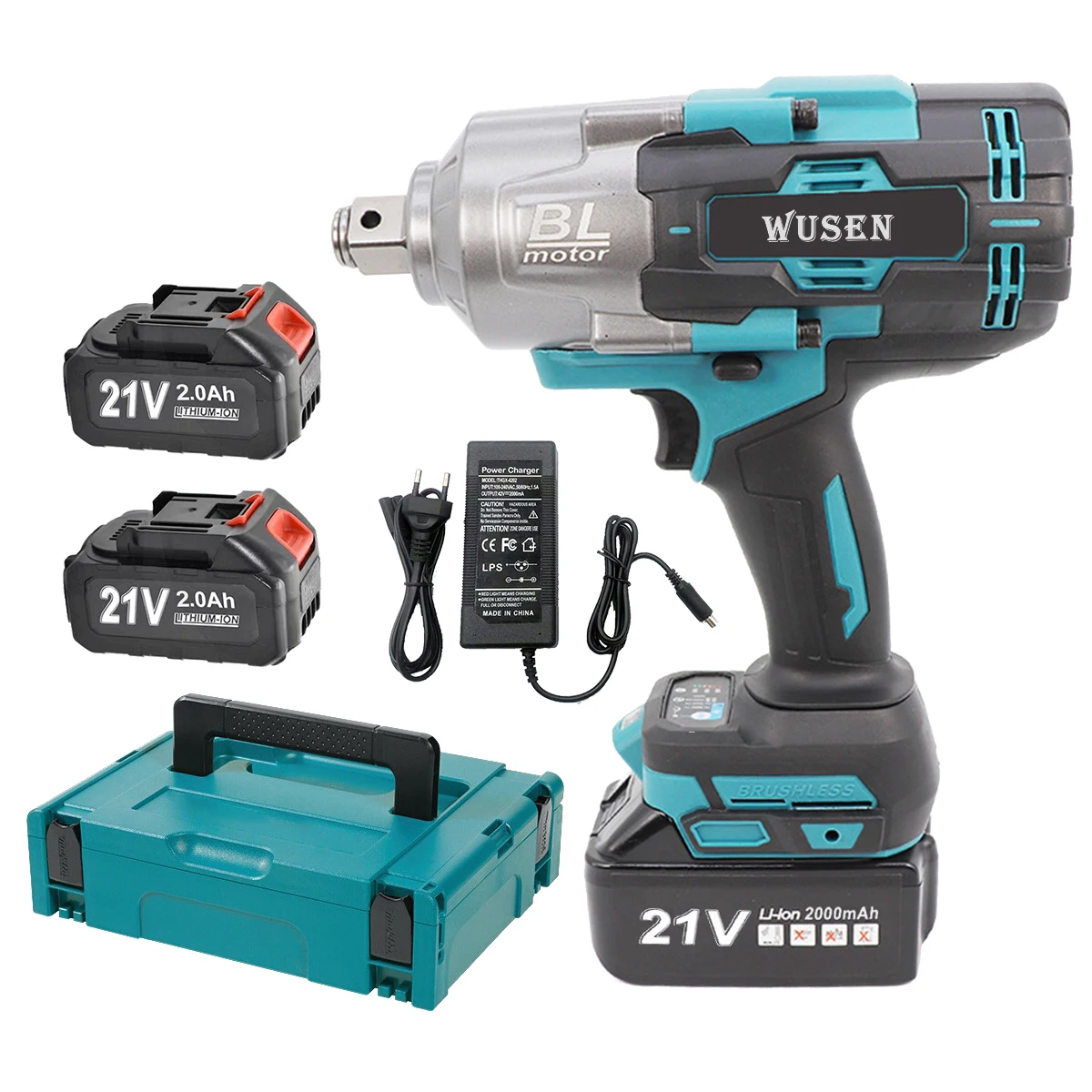FSYAO BL500 1/2" Cordless Brushless Impact Wrench - 500Nm Torque, 4-Speed, Compatible With Milwaukee M18 Batteries (Tool Only) - View #7