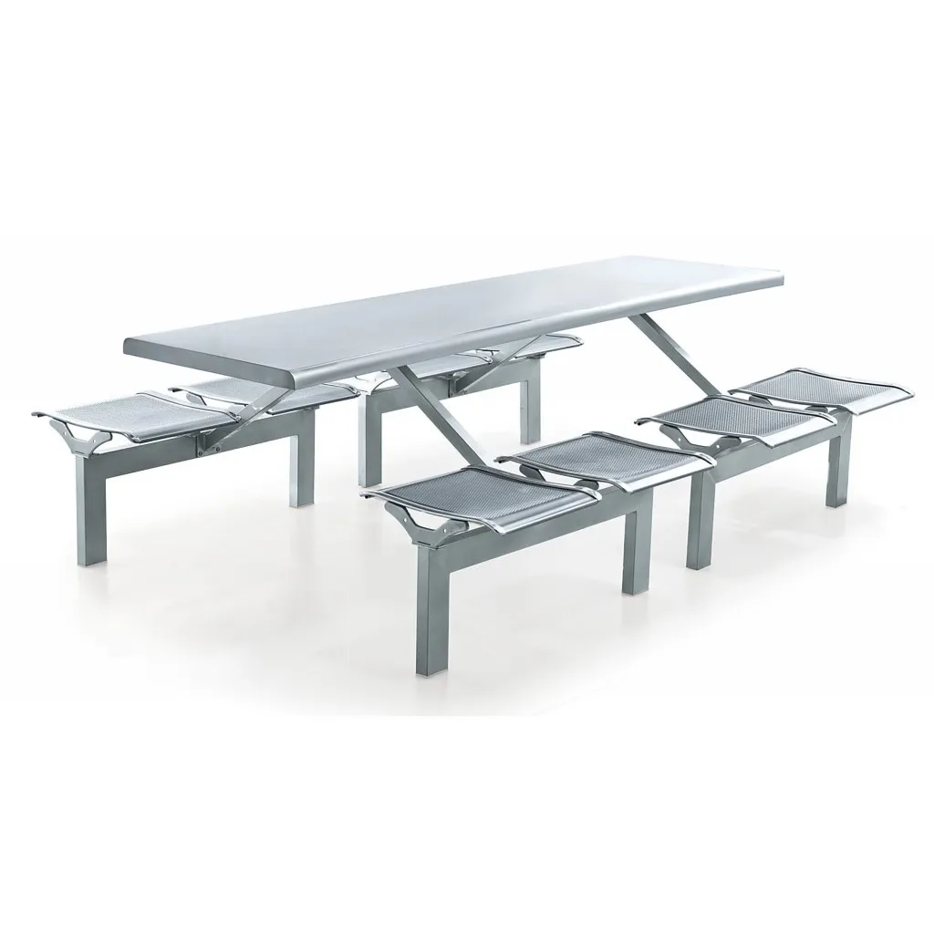 Fast Food Table and Chairs 4 Seated Dinning Table Fast Food Resrtaurant Table and Chairs