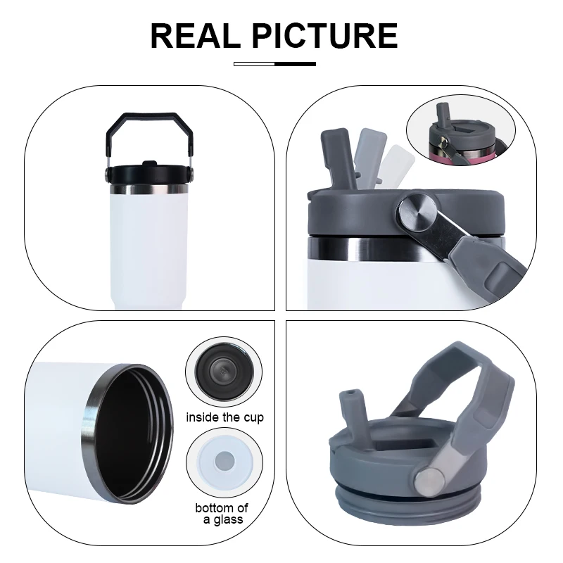 Customize 20oz 30oz Double Wall Insulated Cups Powder Coated Stainless