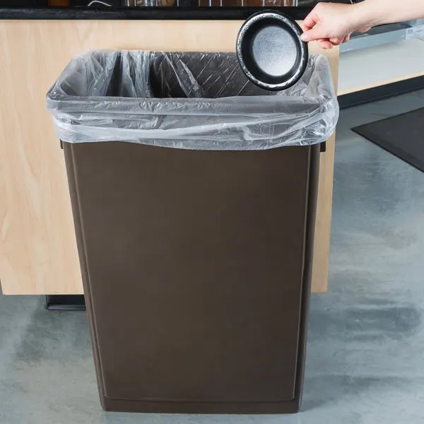 Customized 87L Plastic Trash Can for Hotel Office Large Recycle Waste Bin