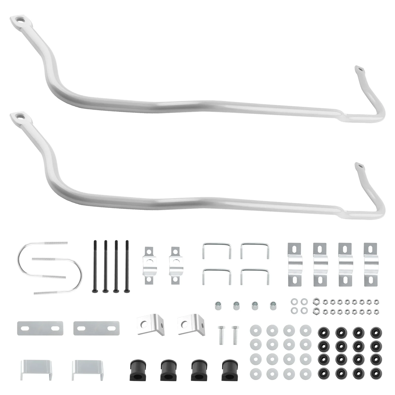 Front and Rear Sway Bars  Linkage Kit for Chevy Car Bel Air Nomad 1955 56