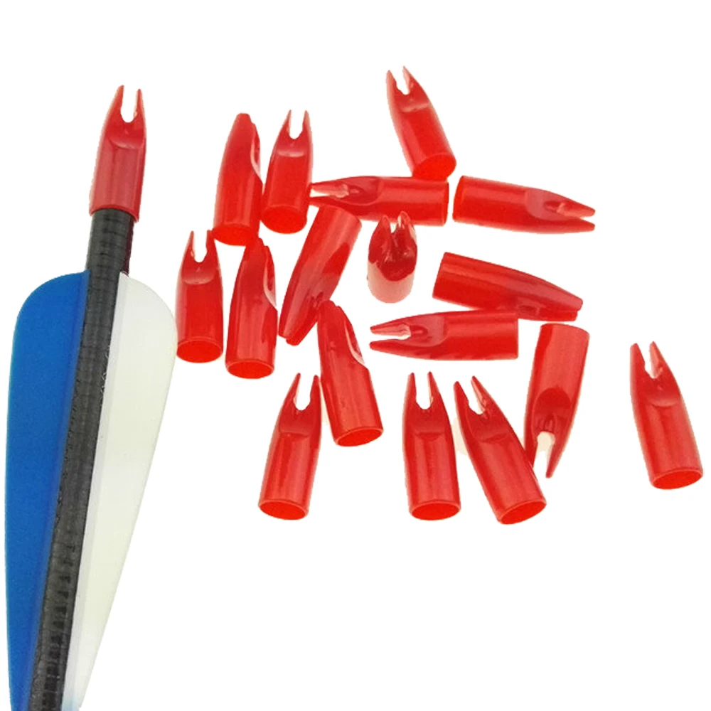 Archery Plastic Arrow Nock Tail Nock Pin Hunting For Od8mm Wood Bamboo