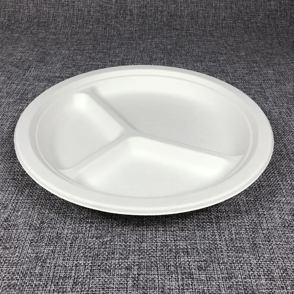 Wholesale 9 Inch Customised Round Disposable Dinnerware Paper Dinner