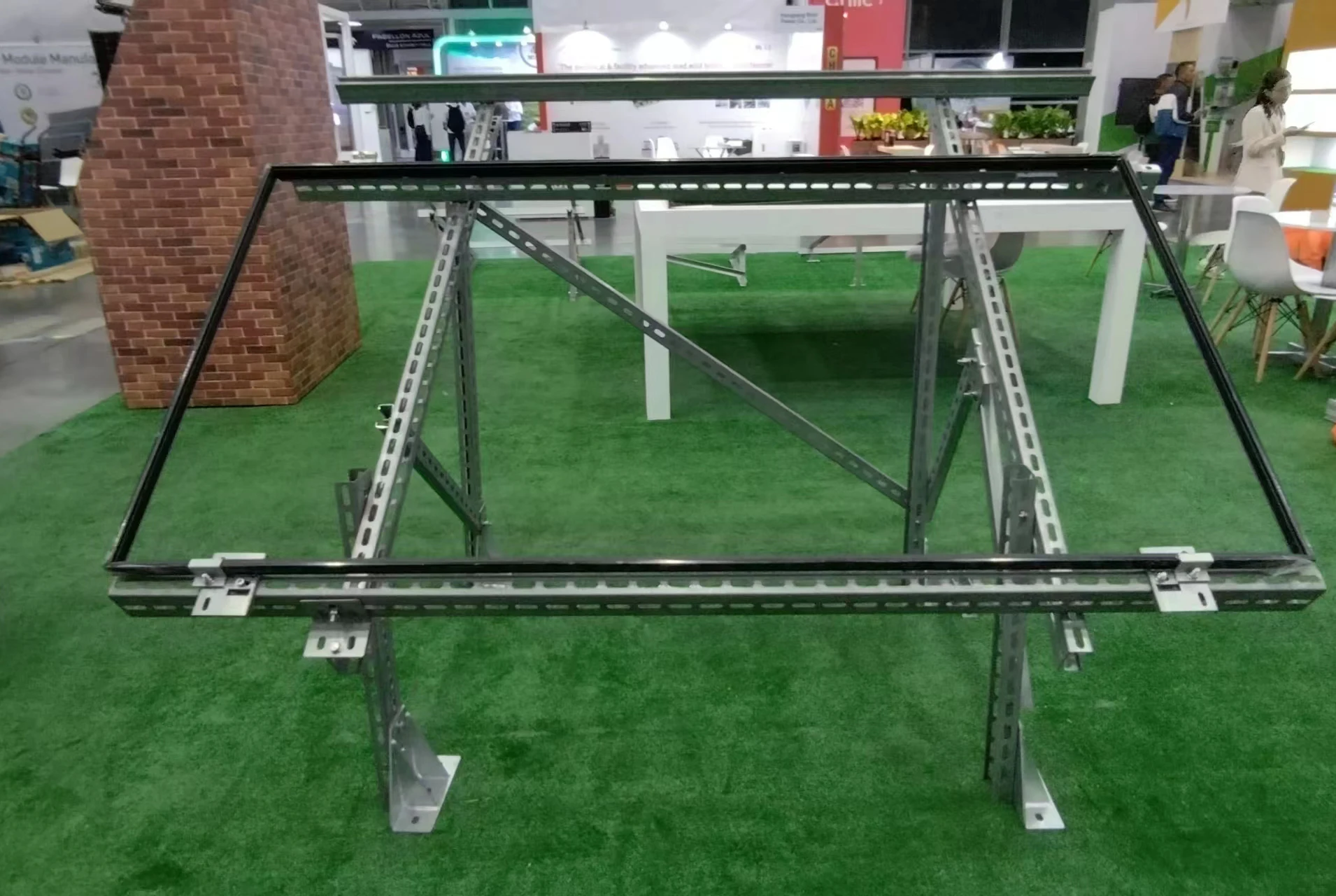 Durable Ground Support Panels for Solar Power Plants