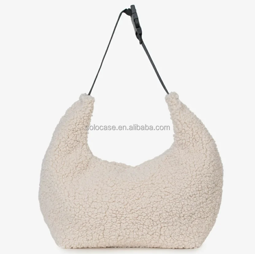 Teddy Moon Hobo Shape Sling Tote Bag