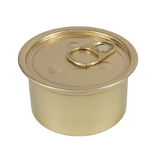 Custom Tin Cans Empty Aluminum 2-Piece Can 100ml 180ml 300ml Metal Jar for Tuna Fish Oil Sea Food Wet Pet Food Canning