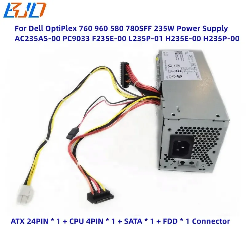 PSU For Dell OptiPlex 580 760 780 960 980 SFF 235W... - Vicedeal