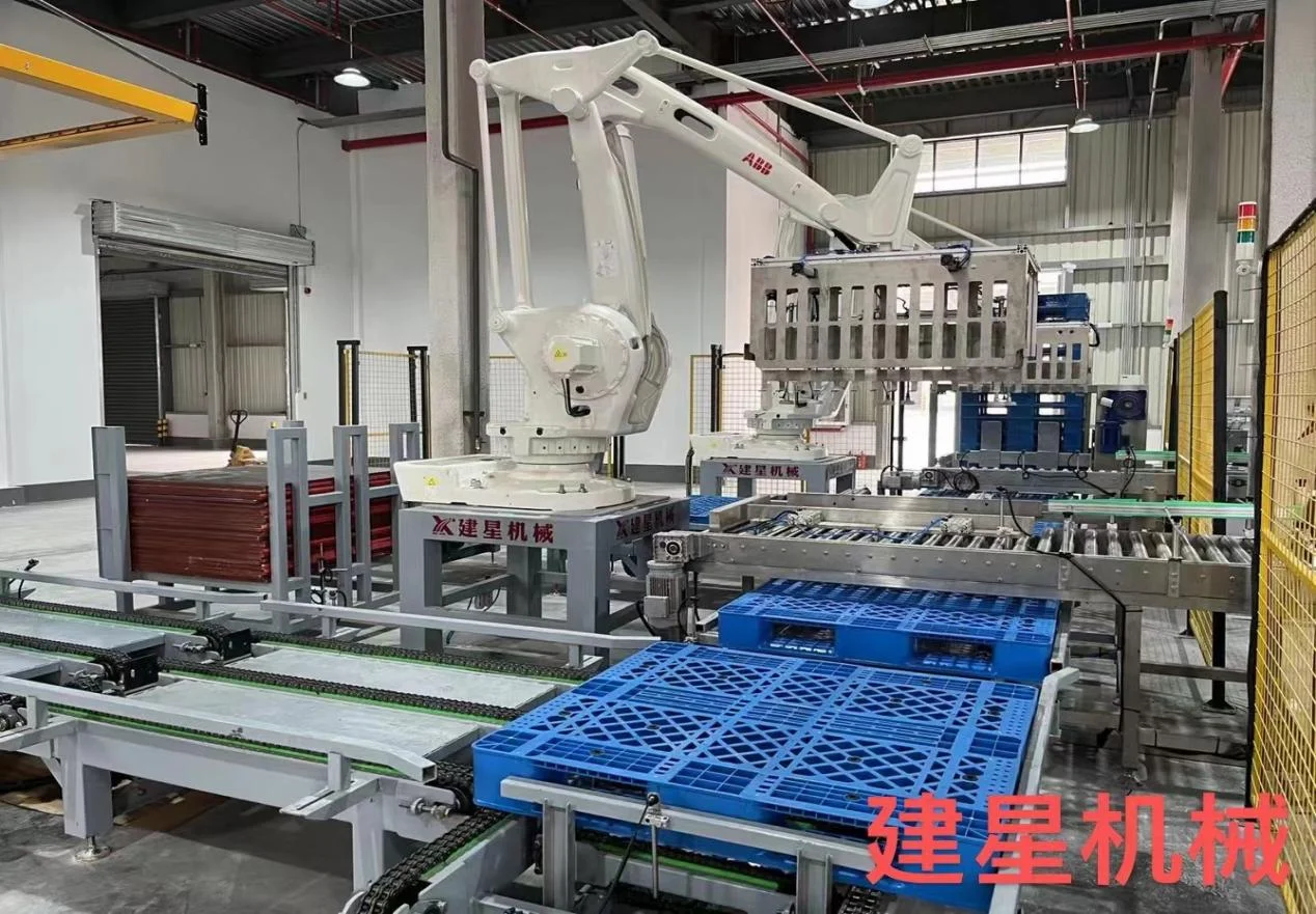 Case Palletizing Pallet Stack Robot Palletizing Robotic Line Stacking ...