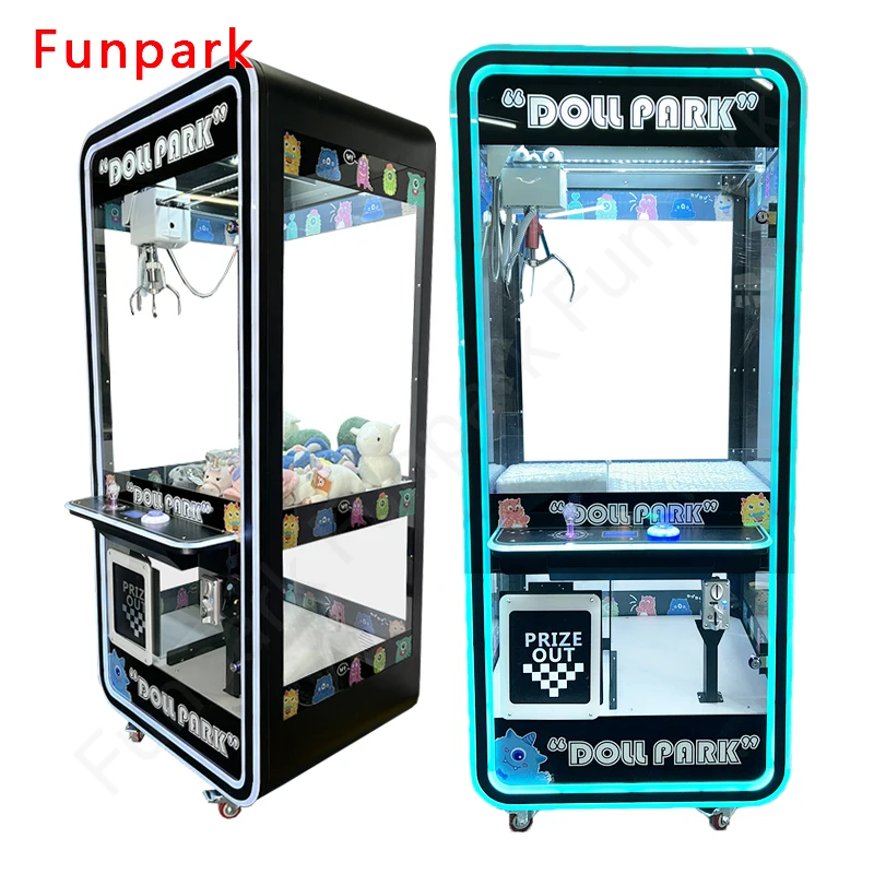 FunparkHot Selling Factory Direct Supply Crane Machine Coin Operated Plush Doll Playground Game Center Crane Claw Machine Sale details