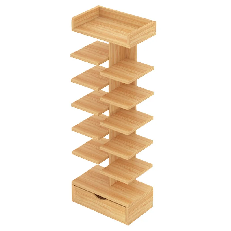 Competitive Price Classic Wood Shoe Rack With Rotating Shoe Rack