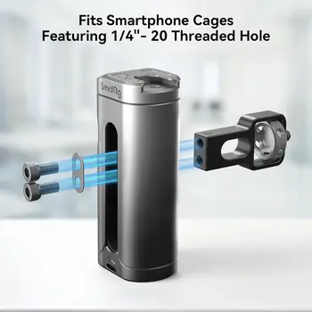 SmallRig up and Down Adjustable Mini Side Handle for Phone Cage Smartphone Video Rig - 3894 detail image