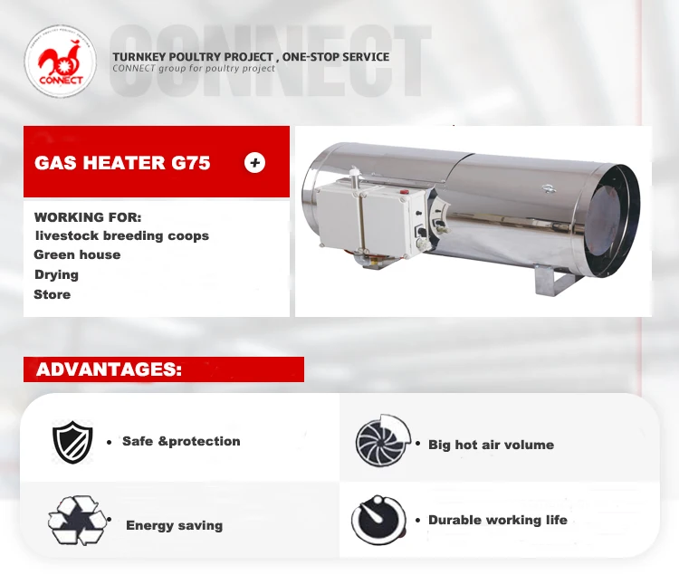 Gas Heater, 75kw, 65kw - detail 2