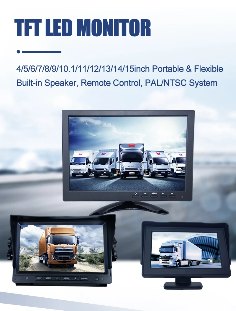 Monitor In Car Headrest/car Tv/ Monitor 7 Inch Hd Night Vision Car Flip