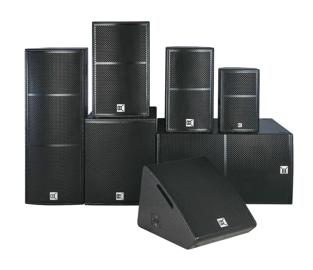 Two-way Full Range System Line Array Speaker Sound Studio for Stages Theaters Discos