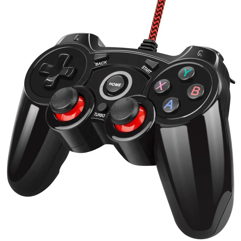 Double Vibration Wired Gaming Controllerfor Pc Ps3 Buy Pc Game Controller Steam Controller Android Controller Usb Controller Usb Joystick Drivers For Ps3 Pc Joystick Product On Alibaba Com