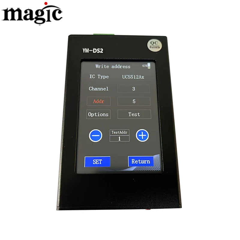 YM DS2 Handheld Encoder - Programmable DMX512 Controller