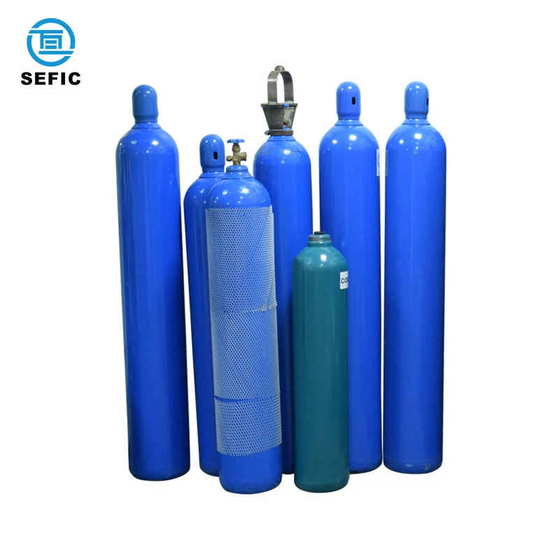 空の高圧ガスボンベ 40L&frasl;47L&frasl;50L&frasl;68L 工業用酸素ガスシリンダー