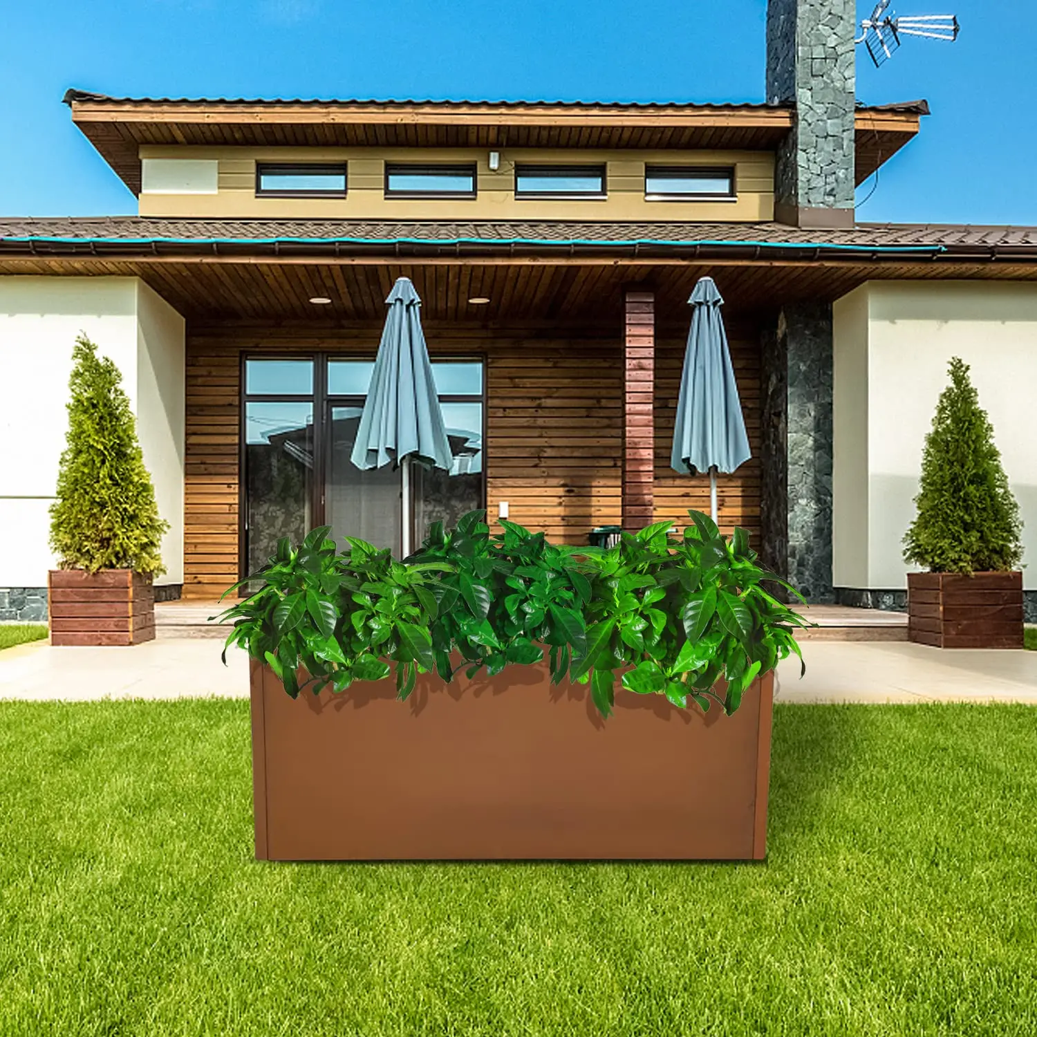 Corten Steel Planter Boxes